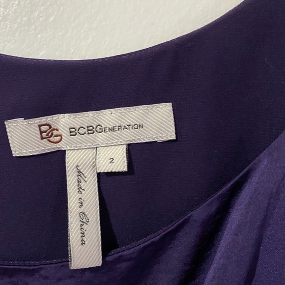 BCBG mini dress - dark purple - Picture 4 of 5